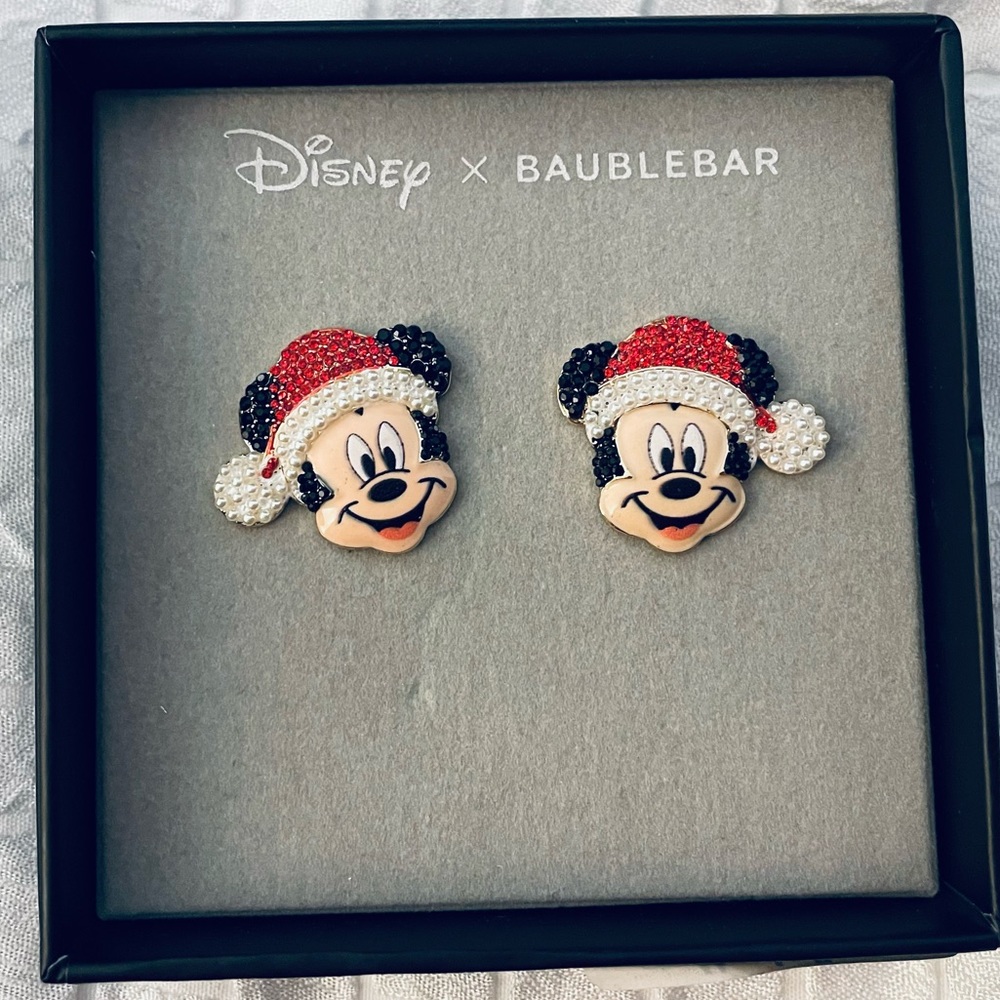 Disney x  Baublebar Mickey Earrings